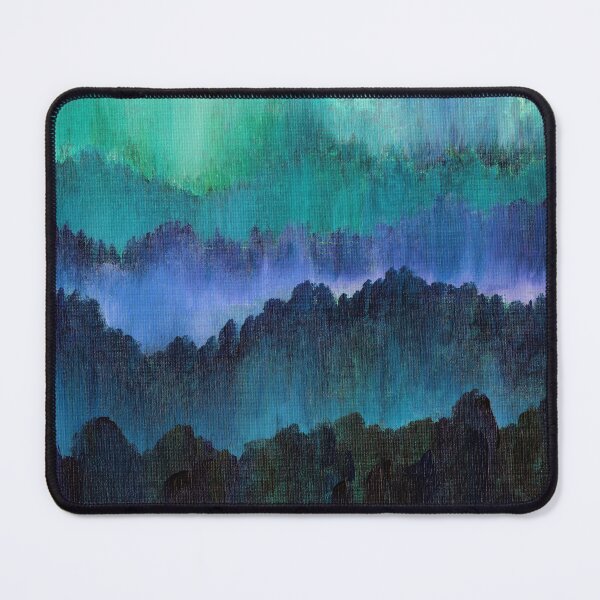 Item preview, Rise - glowing aurora-like mountain range designed and sold by robinyukiko.