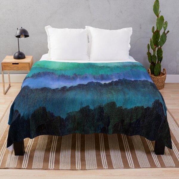 Item preview, Rise - glowing aurora-like mountain range designed and sold by robinyukiko.