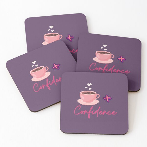 Item preview, Coffee + Confidence  designed and sold by Shy Introvert Tales.