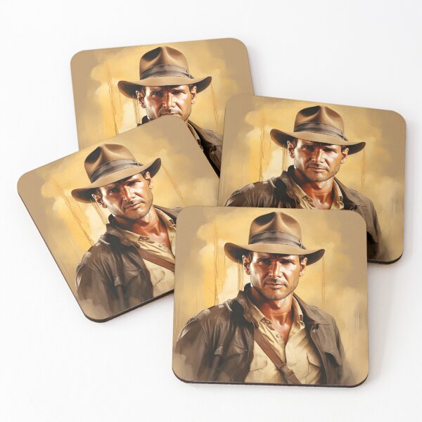 Aperçu de l'œuvre Peinture d'Indiana Jones créée et vendue par Saxon Designs.