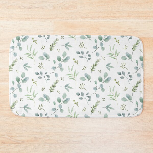 Item preview, Watercolor eucalyptus, blue green eucalyptus designed and sold by inkbearblue.