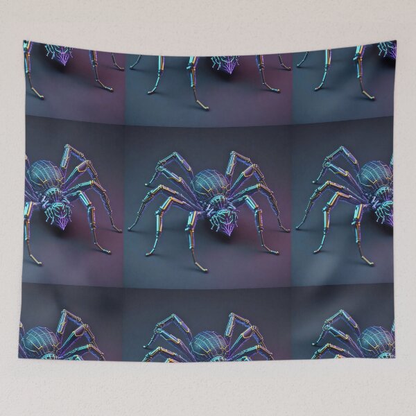 Artikelvorschau, Neonspinne #hobiebrown #punk #spinne entworfen und verkauft von Propc.