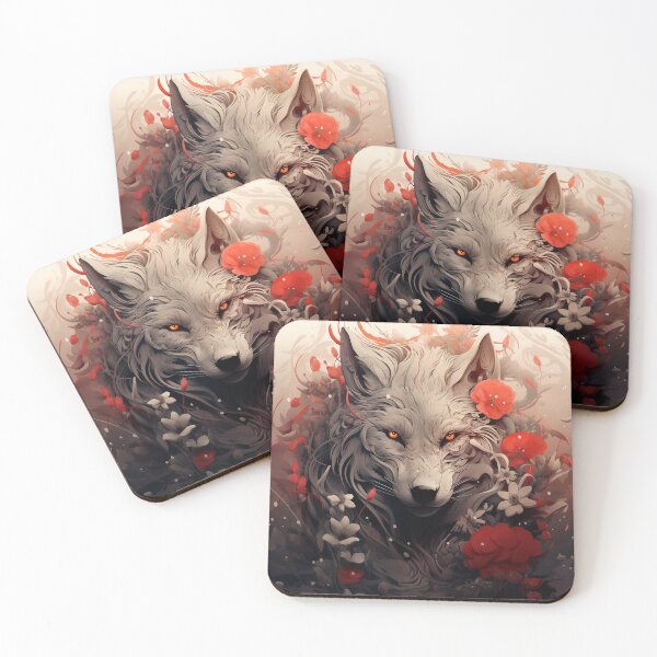 Item preview, Evil Flower Wolf #5 | Floral Wolfs designed and sold by Epic Craftroom.