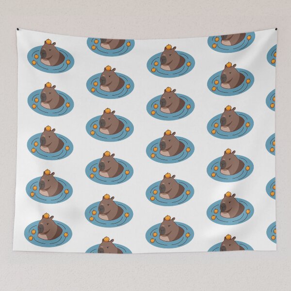 Item preview, Capybara With Oranges designed and sold by CuteCrew.
