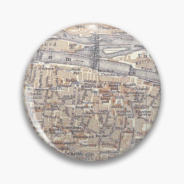 Item preview, Vintage Map of Regensburg Germany (1910) designed and sold by BravuraMedia.