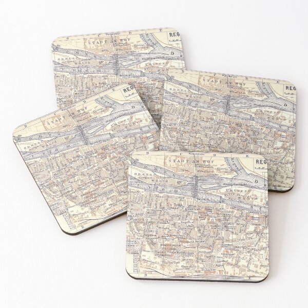 Item preview, Vintage Map of Regensburg Germany (1910) designed and sold by BravuraMedia.
