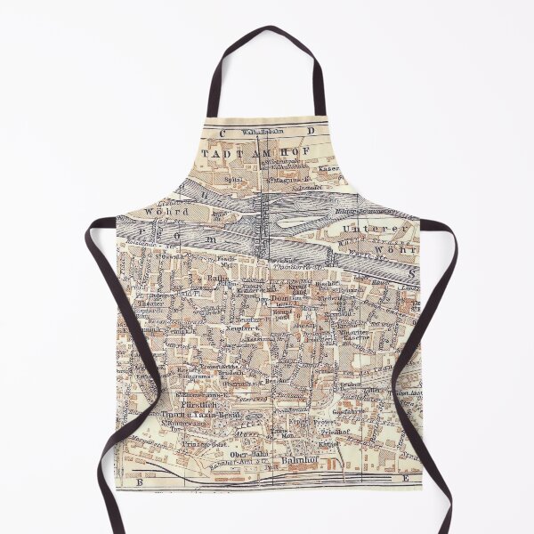 Item preview, Vintage Map of Regensburg Germany (1910) designed and sold by BravuraMedia.