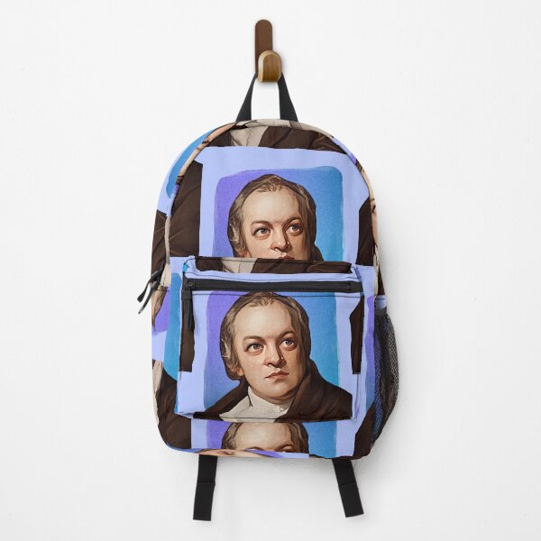 Item preview, English Poet William Blake - blue - illustration designed and sold by Litstoy.
