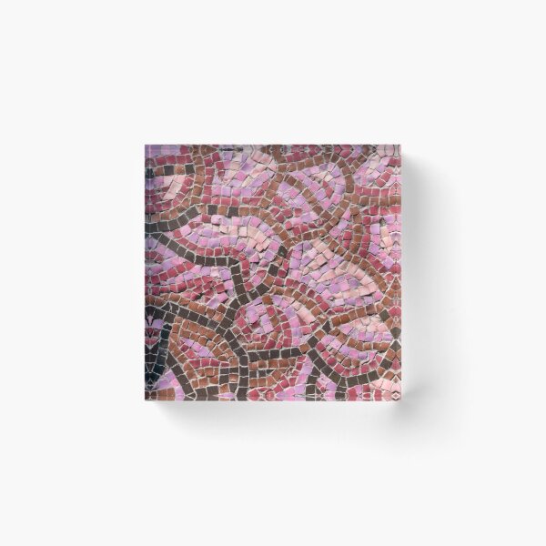 Item preview, Chaotic Abstraction in Warm Pink Brown and Magenta designed and sold by Georgia Mizuleva.