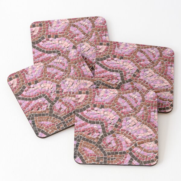 Item preview, Chaotic Abstraction in Warm Pink Brown and Magenta designed and sold by Georgia Mizuleva.