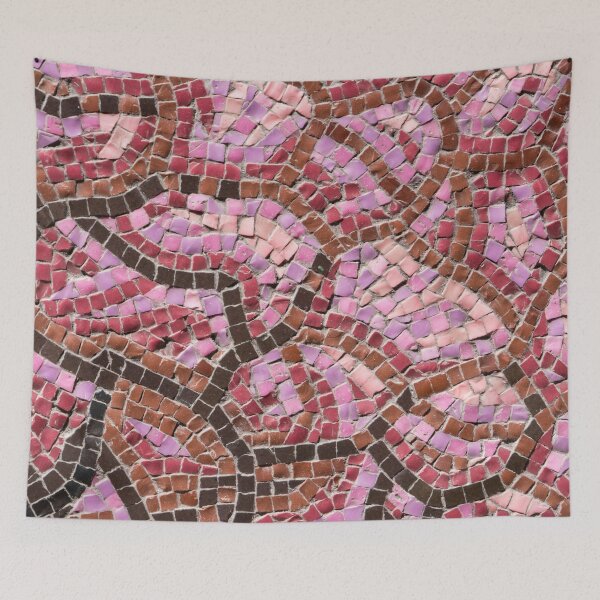 Item preview, Chaotic Abstraction in Warm Pink Brown and Magenta designed and sold by Georgia Mizuleva.