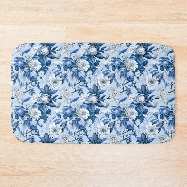 Item preview, Blue And White Flower Pattern designed and sold by BeagleDesigns.