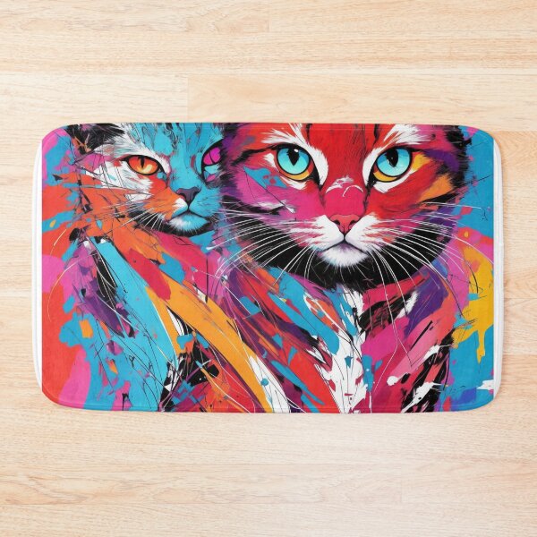 Item preview, Enchanting Feline: A Psychedelic Gaze in Moonlight designed and sold by RedArtG09.