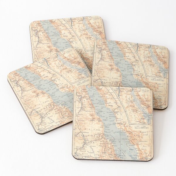 Item preview, Vintage Map of the Red Sea (1914) designed and sold by BravuraMedia.