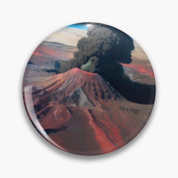 Item preview, Erupting Volcano Alien Landscape designed and sold by Source919.