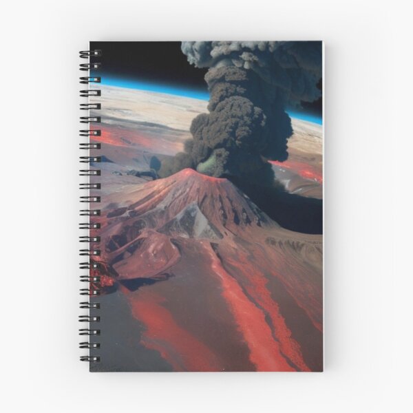 Item preview, Erupting Volcano Alien Landscape designed and sold by Source919.