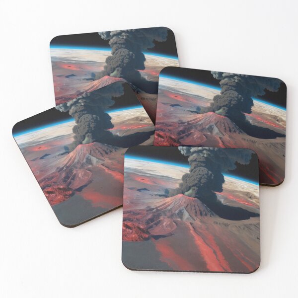 Item preview, Erupting Volcano Alien Landscape designed and sold by Source919.