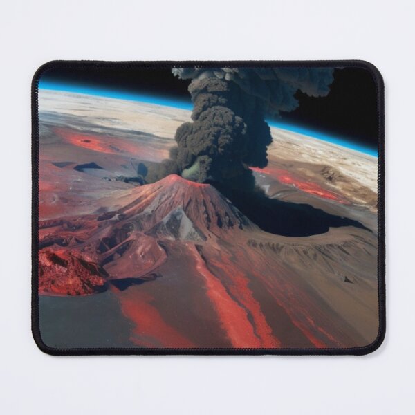 Item preview, Erupting Volcano Alien Landscape designed and sold by Source919.