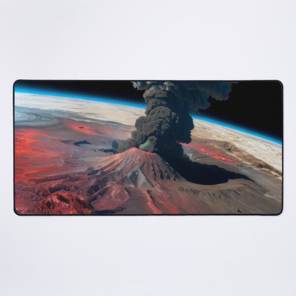 Item preview, Erupting Volcano Alien Landscape designed and sold by Source919.