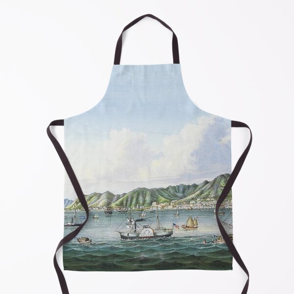 Item preview, View of Hong Kong and the River Bird Steamer designed and sold by tomorrowsart.