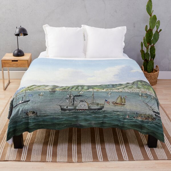 Item preview, View of Hong Kong and the River Bird Steamer designed and sold by tomorrowsart.