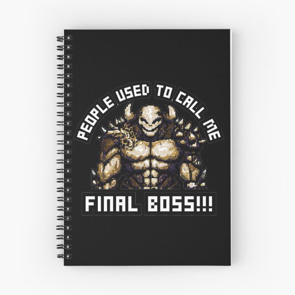 Item preview, Gamer Quotes: People Used To Call Me Final Boss!!!. Pixel Art designed and sold by OB Print.