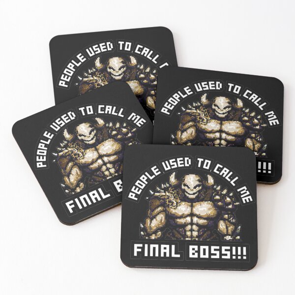Item preview, Gamer Quotes: People Used To Call Me Final Boss!!!. Pixel Art designed and sold by OB Print.