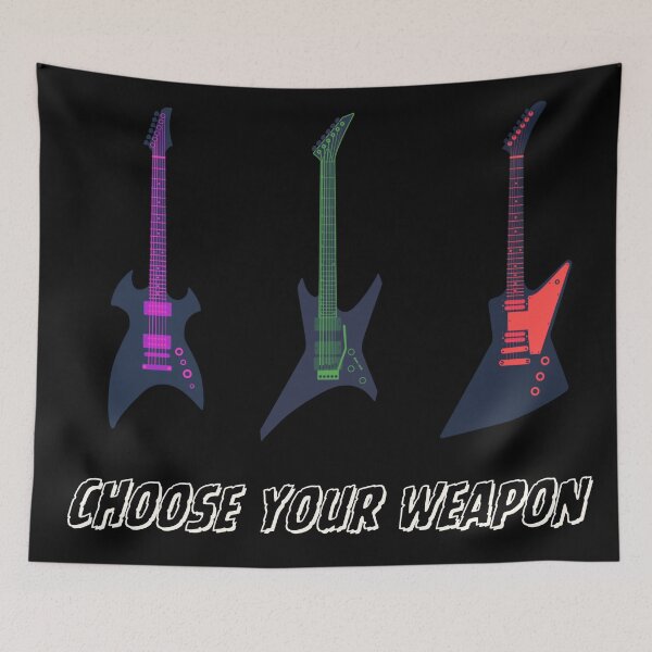Item preview, Choose Your Weapon Guitars designed and sold by InfernalDesign.