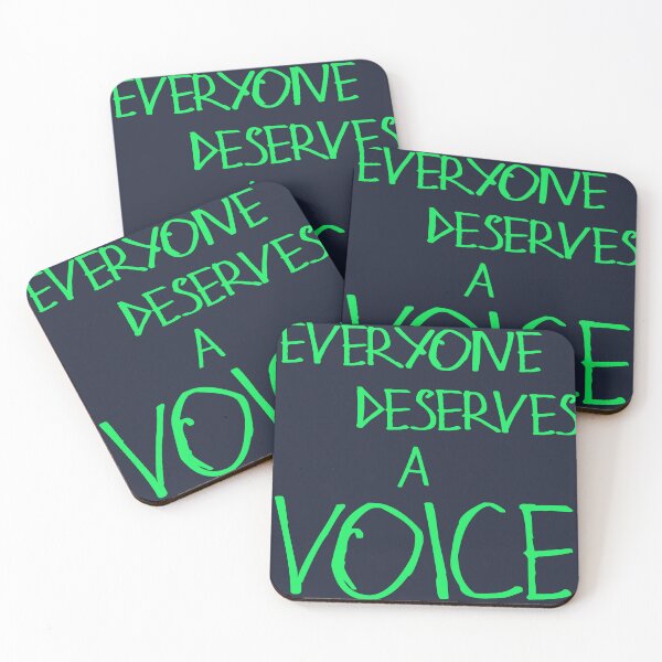 Item preview, Everyone Deserves A Voice designed and sold by kinpirks.