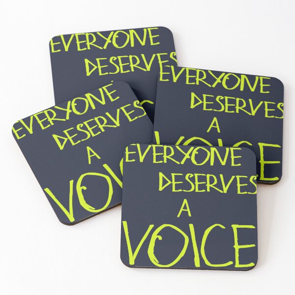 Item preview, Everyone Deserves A Voice designed and sold by kinpirks.
