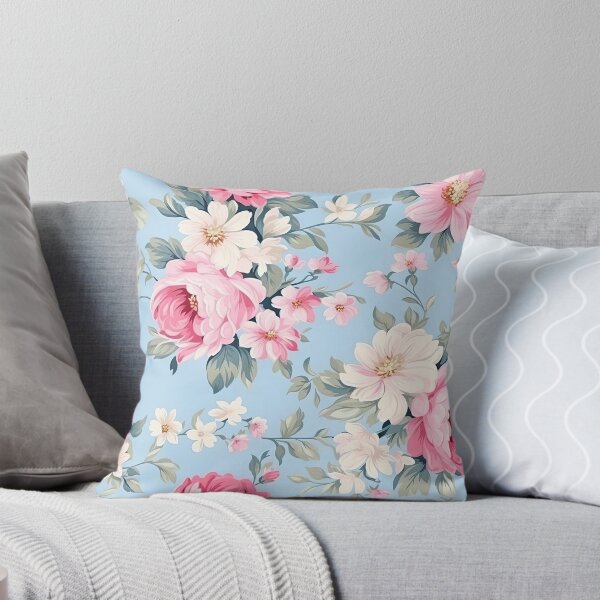 Item preview, Floral rose et bleu designed and sold by BeagleDesigns.