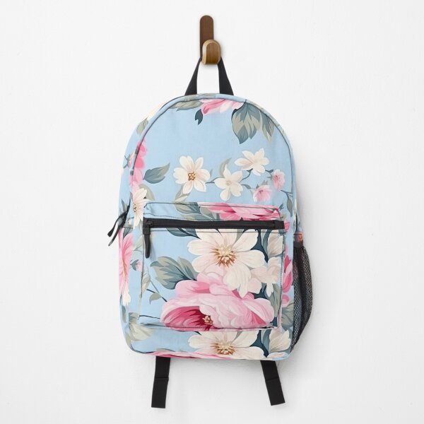 Item preview, Pink and Blue Floral designed and sold by BeagleDesigns.