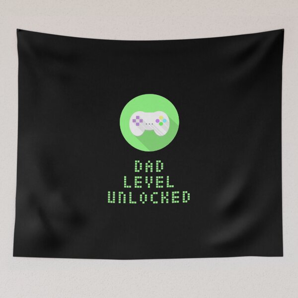 Item preview, Neon green "Dad Level Unlocked" designed and sold by 1Celery.