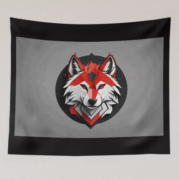 Item preview, Wolf logo designed and sold by ArtfullMinds.