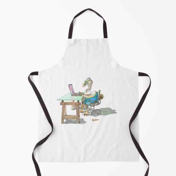 Item preview, Dodo on her laptop working from home designed and sold by DodoGallery.
