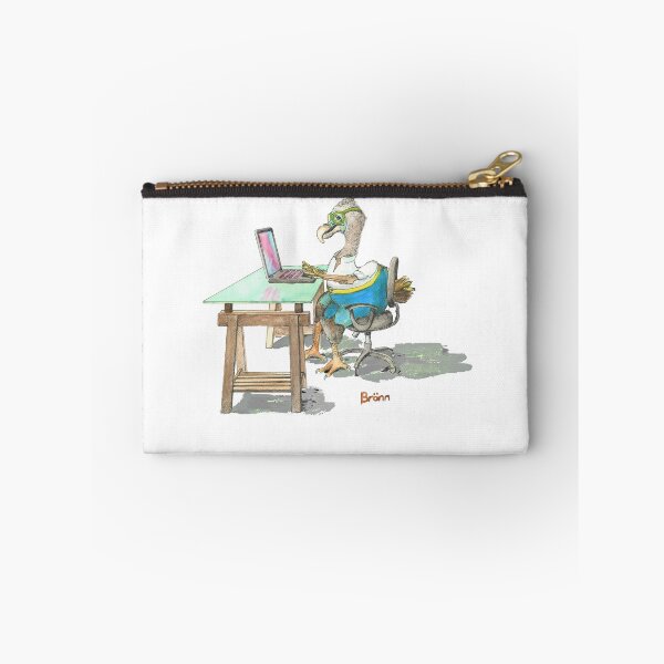 Item preview, Dodo on her laptop working from home designed and sold by DodoGallery.