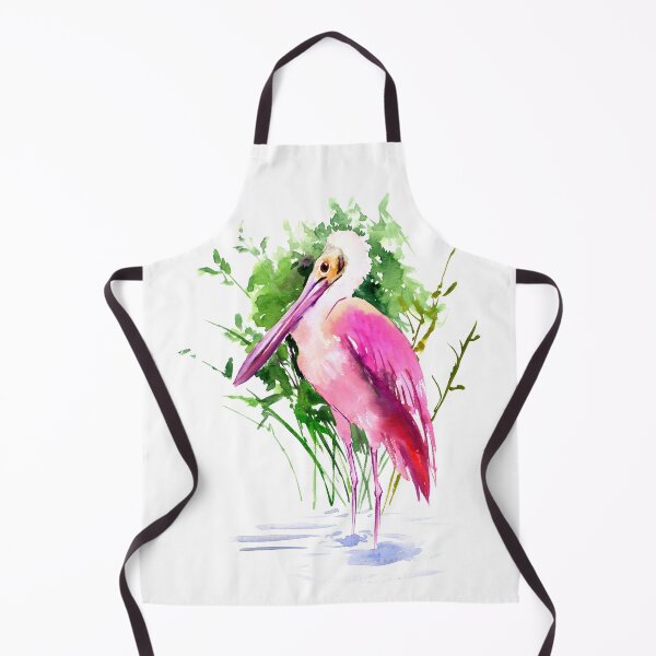 Item preview, Roseate Spoonbill Watercolor Art designed and sold by surenart.