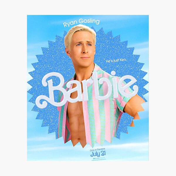 "ryan Gosling Barbie" Photographic Printundefined By Msihe | Redbubble