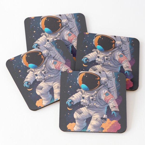 Item preview, Astronaut space walk sticker designed and sold by KRVC Studio .