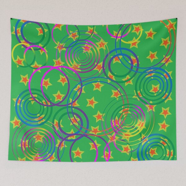 Item preview, Neon Chaos on Green designed and sold by ColorZoo.