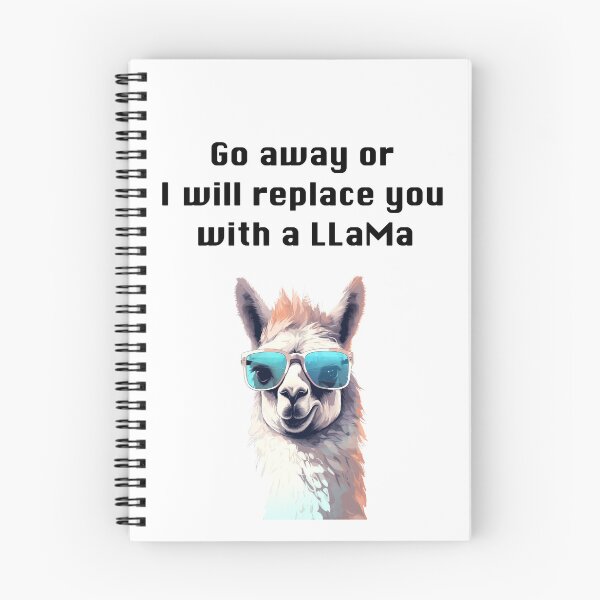Artikelvorschau, Geh weg oder ich ersetze dich durch eine LLaMa entworfen und verkauft von kulaone.