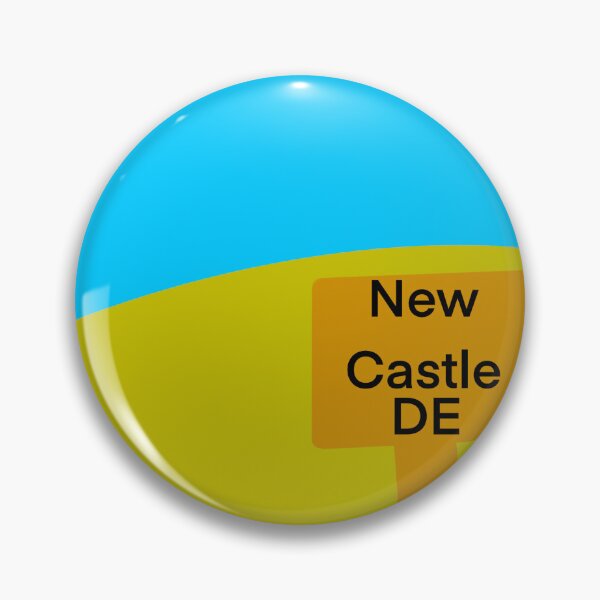 Item preview, A drawing of the sign New Castle Delaware. designed and sold by lukesubbby.