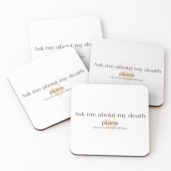 Item preview, Ask me about my death plans designed and sold by GGWellbeing.