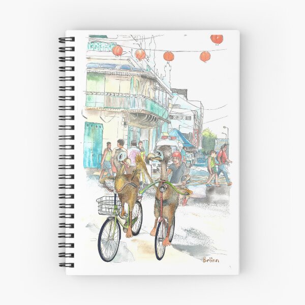 Item preview, Dodo and his girl bikes in the city designed and sold by DodoGallery.