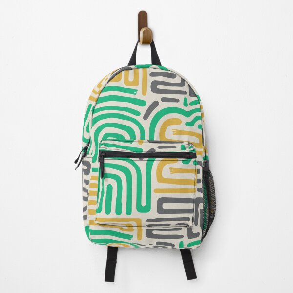 Item preview, Tiki Maze Hands Green designed and sold by DesignHausArt.