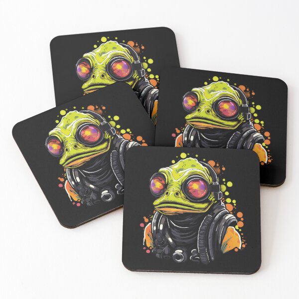 Item preview, Frogman - Luminous Trashcore designed and sold by Woodsit.