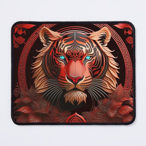 Item preview, Ancient Chinese style tiger totem silhouette designed and sold by aipaint.