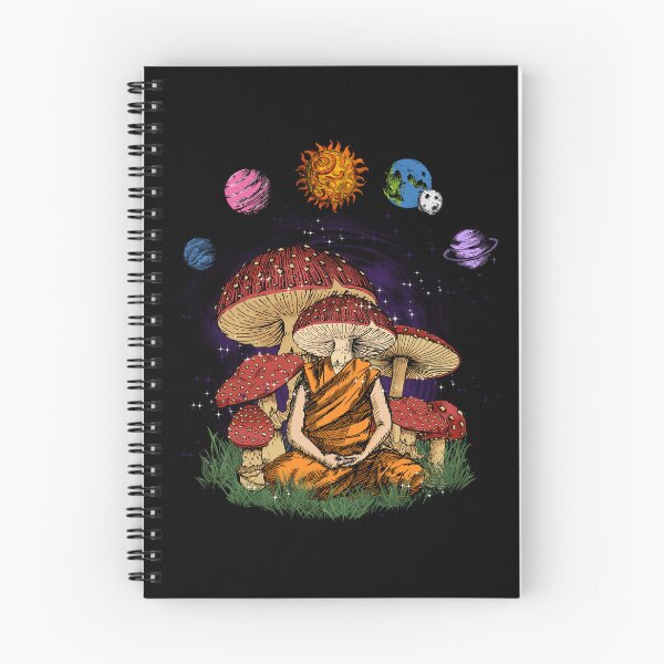 Item preview, Magic mushroom meditating yoga buddha | dharma, ahimsa designed and sold by ThirdEyeDesign1.