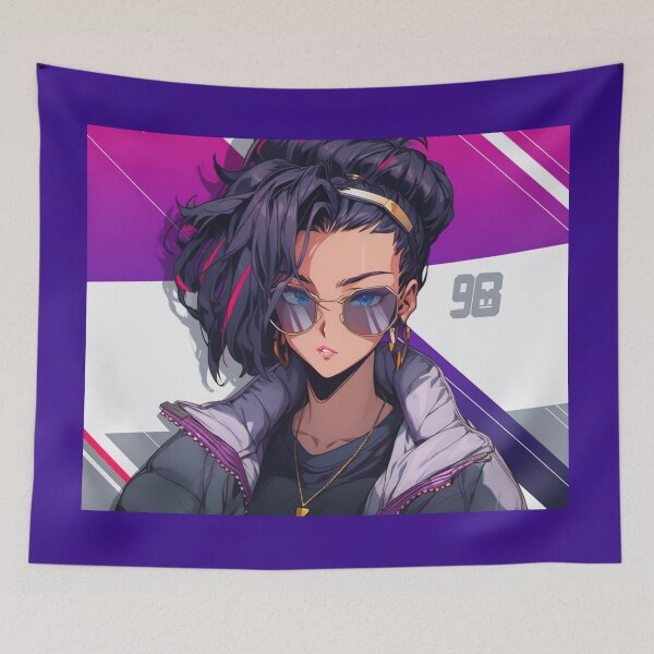 Item preview, 90s Anime Girl: Jessica - Embrace the Spirited Charm of a Timeless Character designed and sold by RIAiCreations.