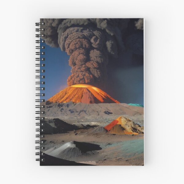 Aperçu de l'œuvre Le volcan éthéré se réveille créée et vendue par Source919.